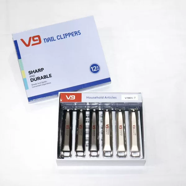Jinda V9Vt801-7 Nail Clipper Cross-Border Hot-Selling Nail Clipper Set Large Nail Scissors Portable Manicure Tool