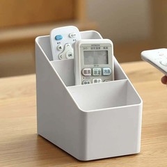 収納ボックスシンプルなマルチグリッド化粧品プラスチックデスクトップ収納ボックスリビングルームリモコン雑貨収納ボックス