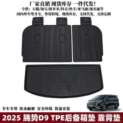 Suitable for Cross-Border Automotive Supplies Waterproof and Wear-Resistant Mats Denza D9 Trunk Mat