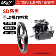 手动操作执行机构SD气动阀门执行器手轮切换装置蝶阀手动涡轮头