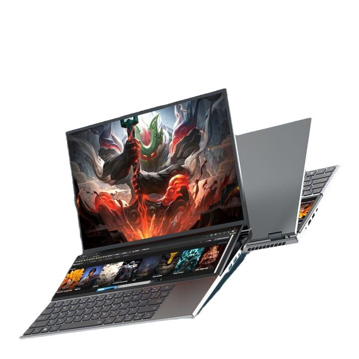 Brand New Dual-Screen Laptop 16inch Main Screen 14.1inch Secondary Screen Touch Screen Core I7 High Performance 10750H