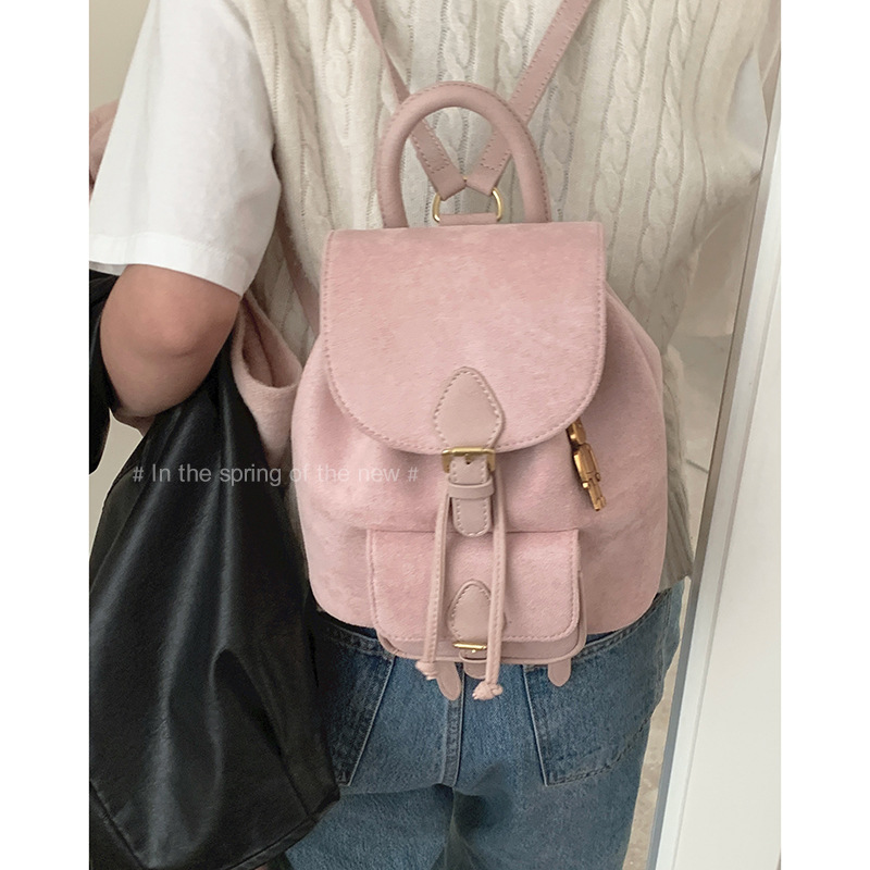 2024 New Women's Bag High End Shoulder Bag Women's Fashion Handheld Bucket Bag Small and Versatile Casual Backpack_voghion.com