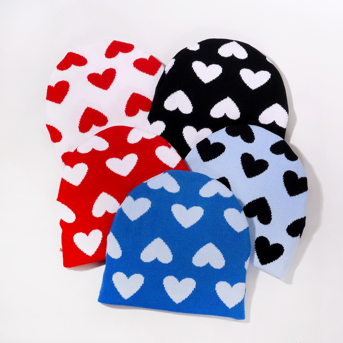 Unisex Moda personalità tendenza esplosiva amore cappello lavorato a maglia caldo uomini e donne_voghion.com