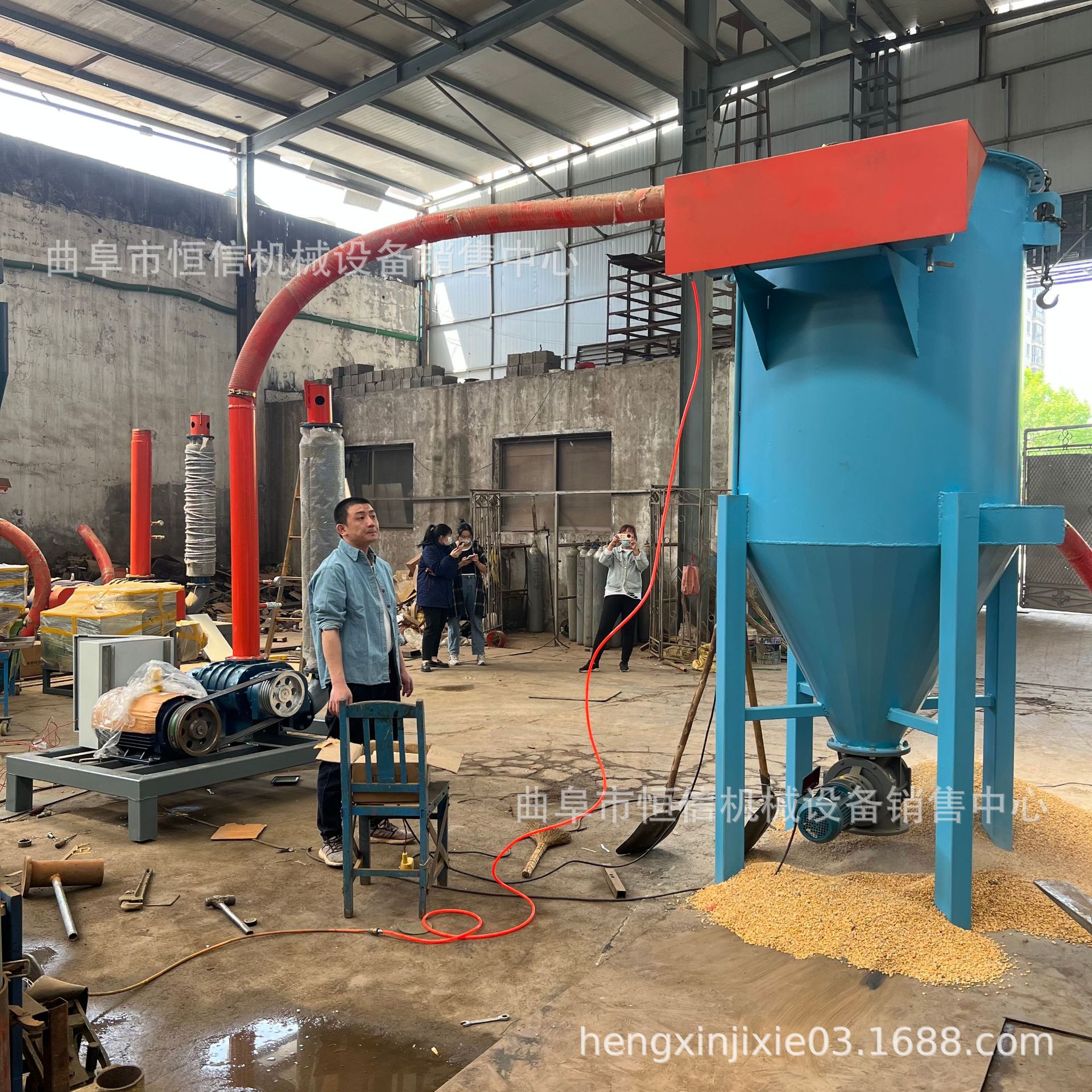 电厂灰库房粉煤灰气力吸灰机zcjb 负压石油焦粉装吨包气力吸料机