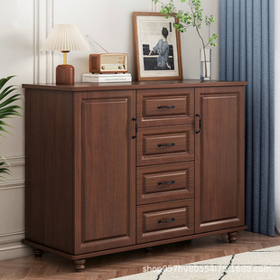 American-Style Chest of Drawers, Storage Cabinet, Bedroom Storage Cabinet, Living Room Wall-Mounted Storage Cabinet, Drawer Cabinet, Small Apartment Side Cabinet
