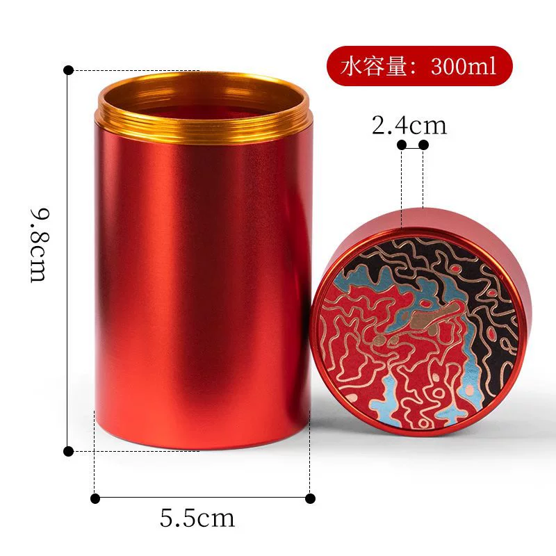Metal handheld tea for traveling, small box