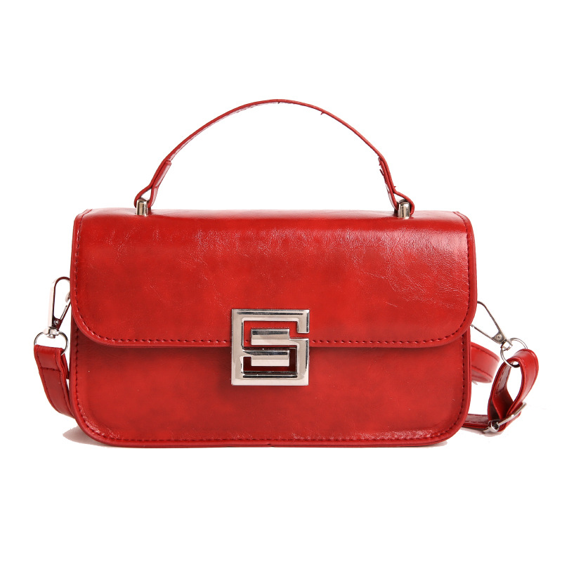 Moda 2026 nuevo retro bolso de hombro bajo la braza, bolso cuadrado de primavera y verano para mujeres, bolso de transporte ocio de estilo extranjero