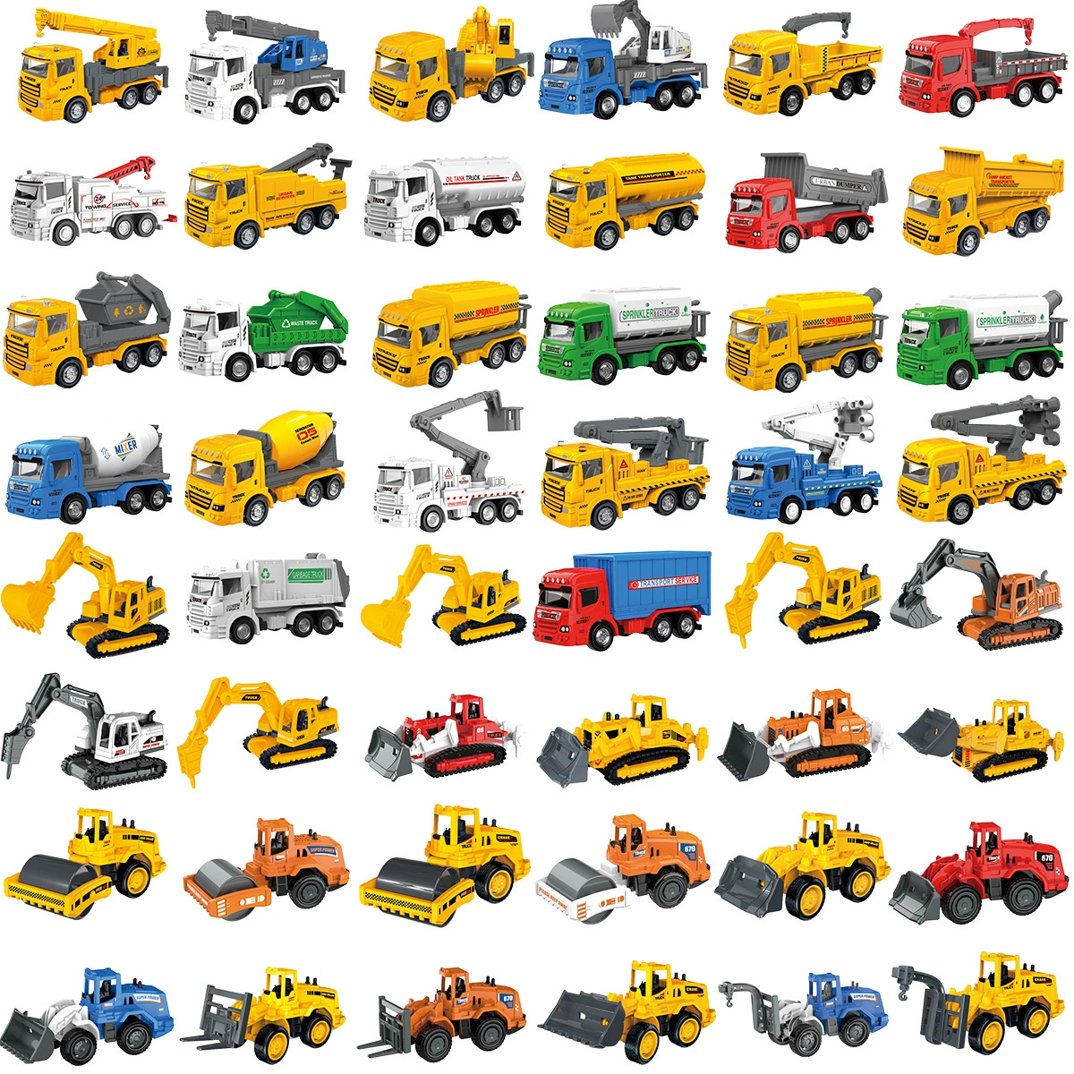 Toy car for boys, scale 1:64