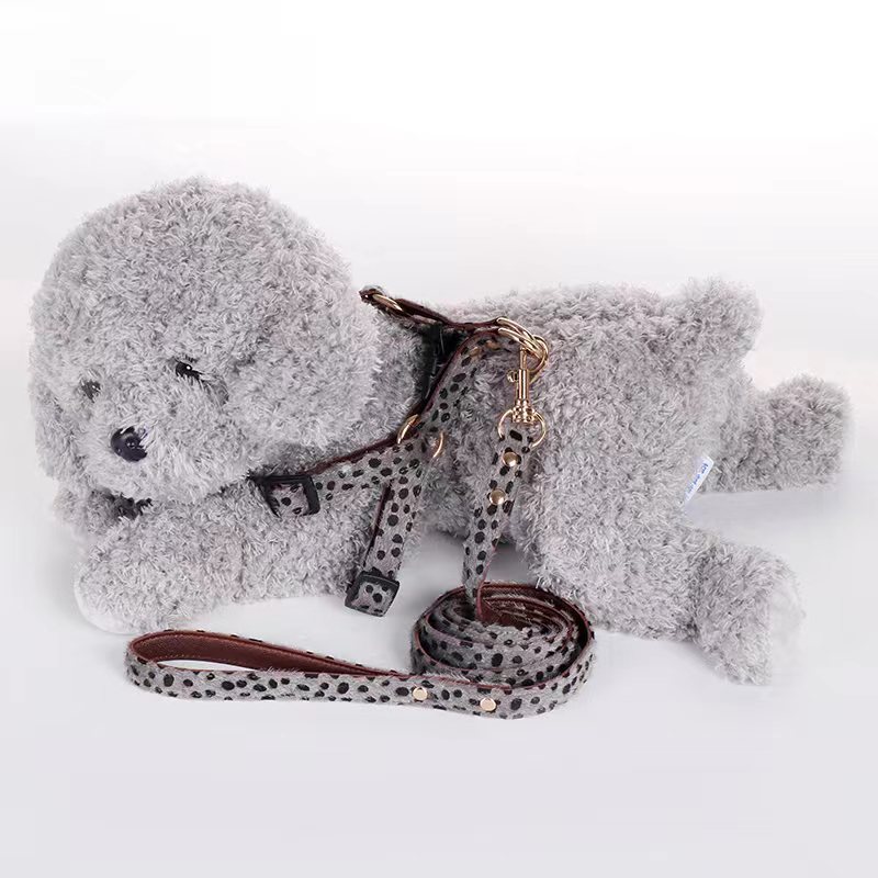 1 Piece Quantity Holiday, Daily Occasion British Style Mohair Leopard Pet Collar