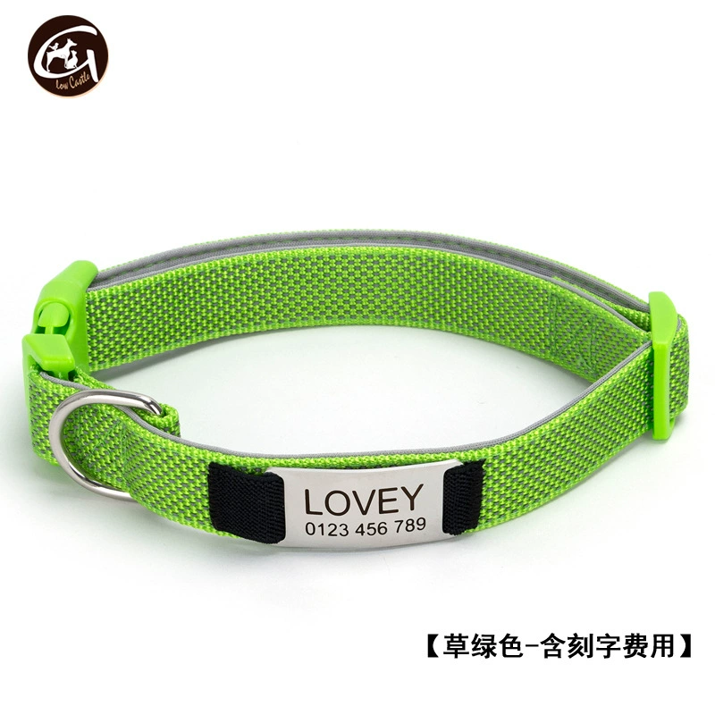 Retroreflective multicoloured nylon soft choker, (Cross-border trading)