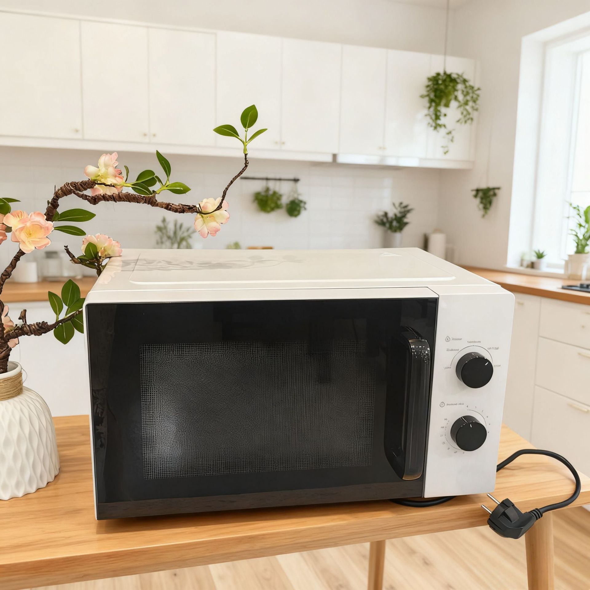 Household Microwave Oven Small Mini Practical 20L Multi-Functional Mechanical Visual Microwave Oven Spot Cross-Border Hot Sale