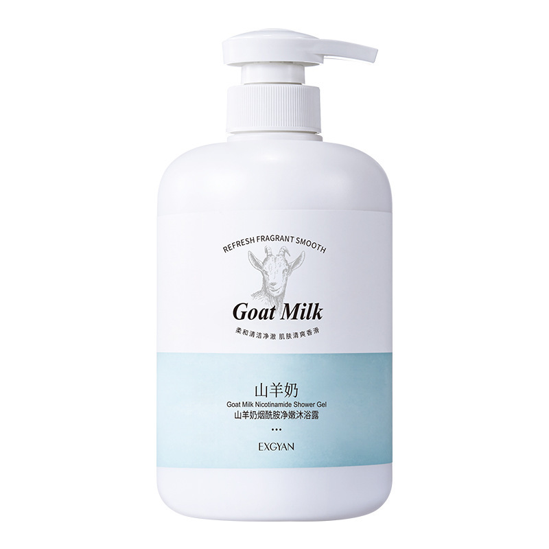 Yixiangyuan Gel de ducha de leche de cabra Champú Limpieza profunda Fragancia Gel de baño hidratante Fábrica de gran capacidad al por mayor