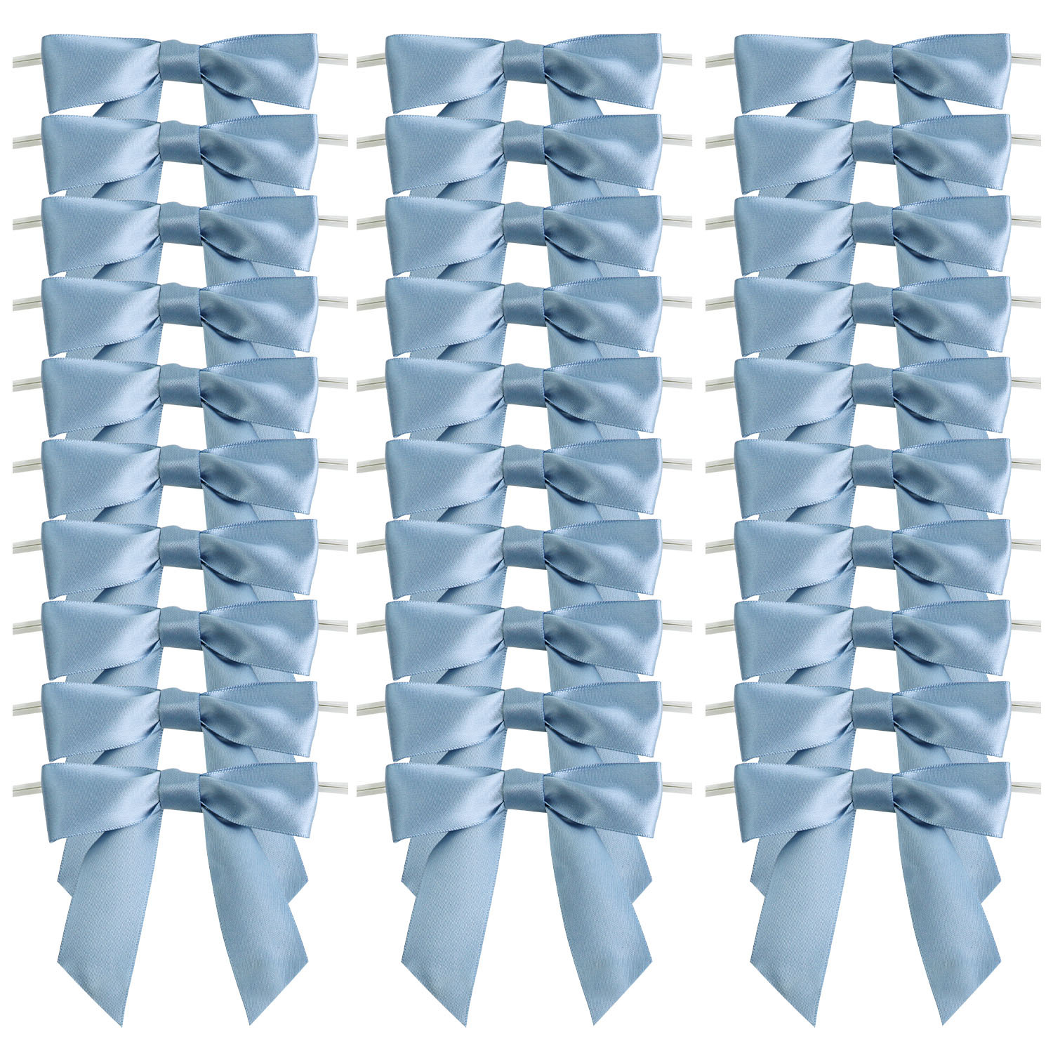 Embalaje de pastel de horneado personalizado sellado regalo arco DIY multicolor mano nudo transparente arco de alambre