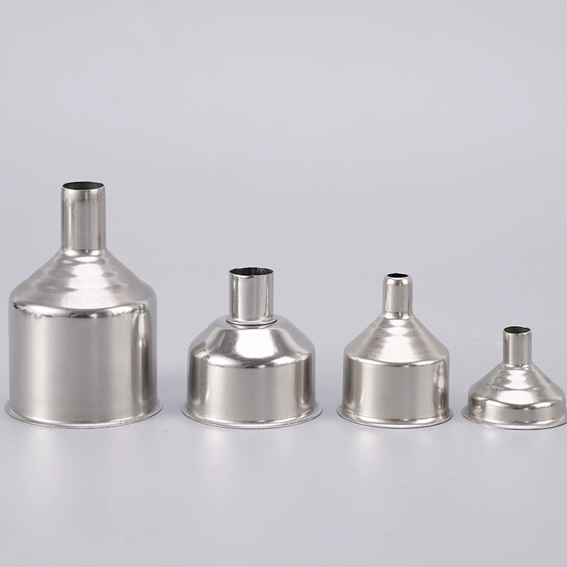 Воронка нержавеющей стали домочадца Воронка вина Нержавеющая сталь Большая Воронка масла Продукты кухни Несколько спецификаций