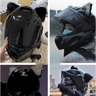 Motosiklet dəbilqələri, Ear Decorations Motorcycle Electric