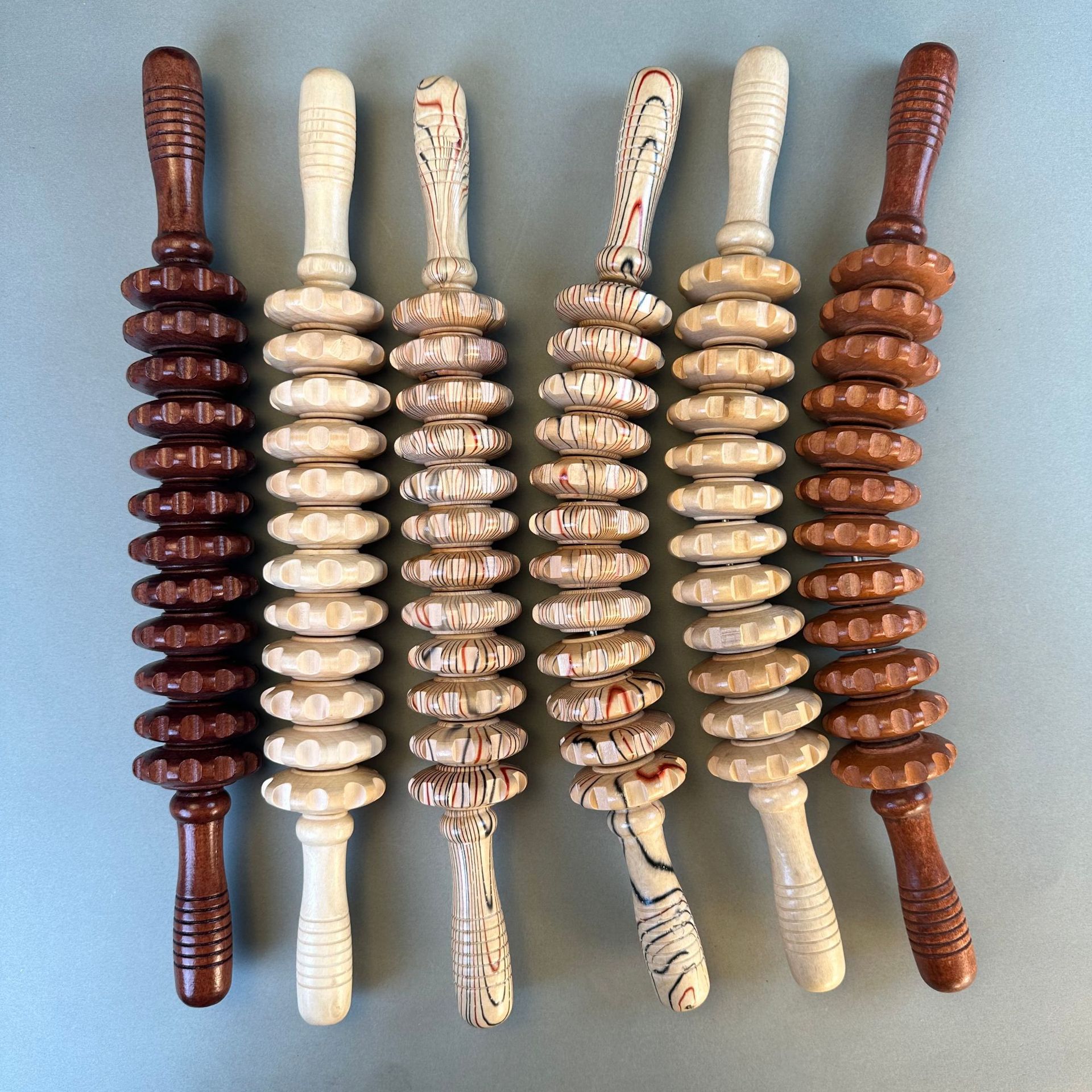 Wooden medical massager