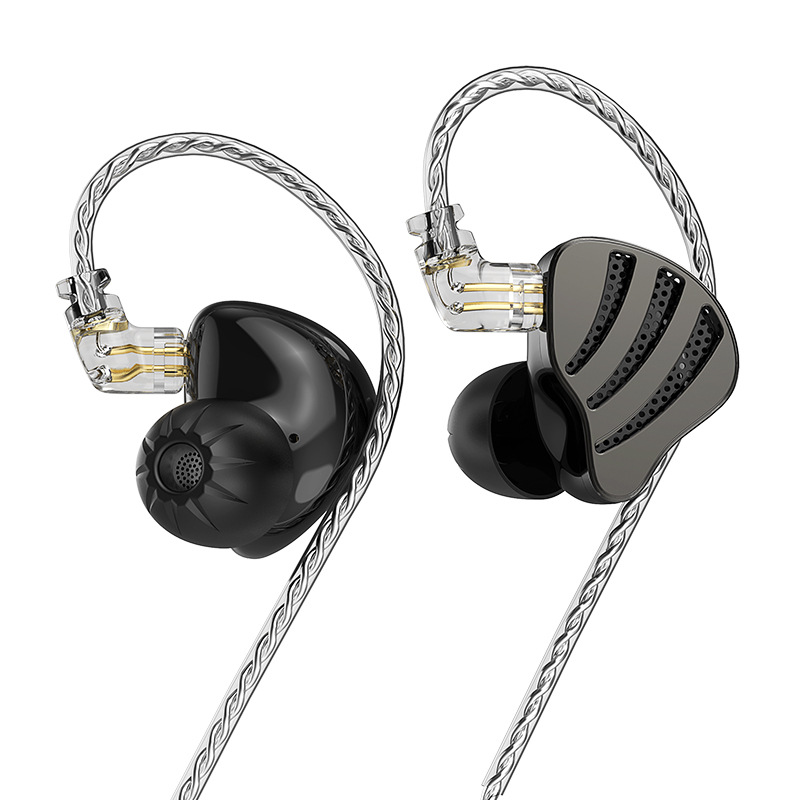 ND Bonito anillo de hierro con cable auricular anillo móvil en la oreja estéreo Monitor HIFI oído espalda transfronteriza fábrica al por mayor