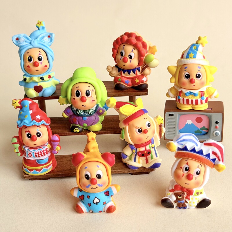 Circus Starlet Cute DIY Accessory Pendant Keychain Blind Bag Figurine Desktop Ornament Resin Accessories