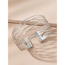 G 24461 Geometric cross hollow arm cuff ���ν����οտ��ڱۻ�