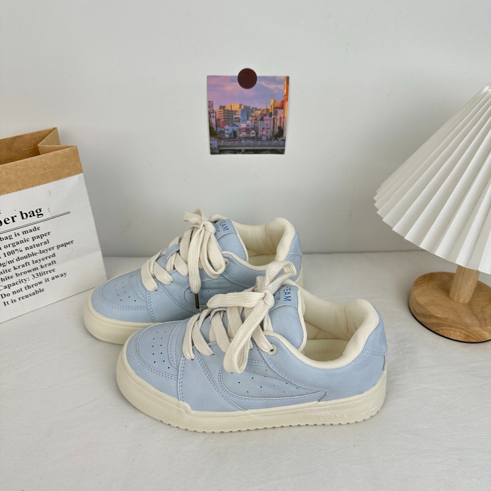 Yuanbo 2025 primavera nuevas zapatillas de deporte para estudiantes zapatos de lona de todo fósforo para mujer versión coreana de los zapatos de lona de nicho de tendencia