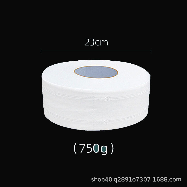 Hotel gran placa rollo de papel de exportación papel higiénico gran rollo fábrica de tejido al por mayor núcleo grande placa grande rollo papel higiénico
