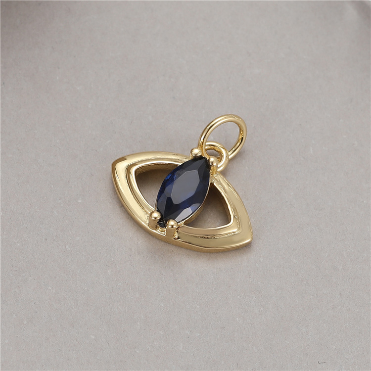 Plating, Inlay Design Novelty Style 1 Piece Copper Zircon Devil'S Eye Novelty