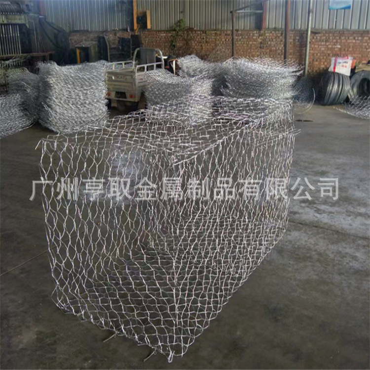 现货加筋格宾石笼网 六边护坡石笼网箱 格宾石笼六角铁丝网