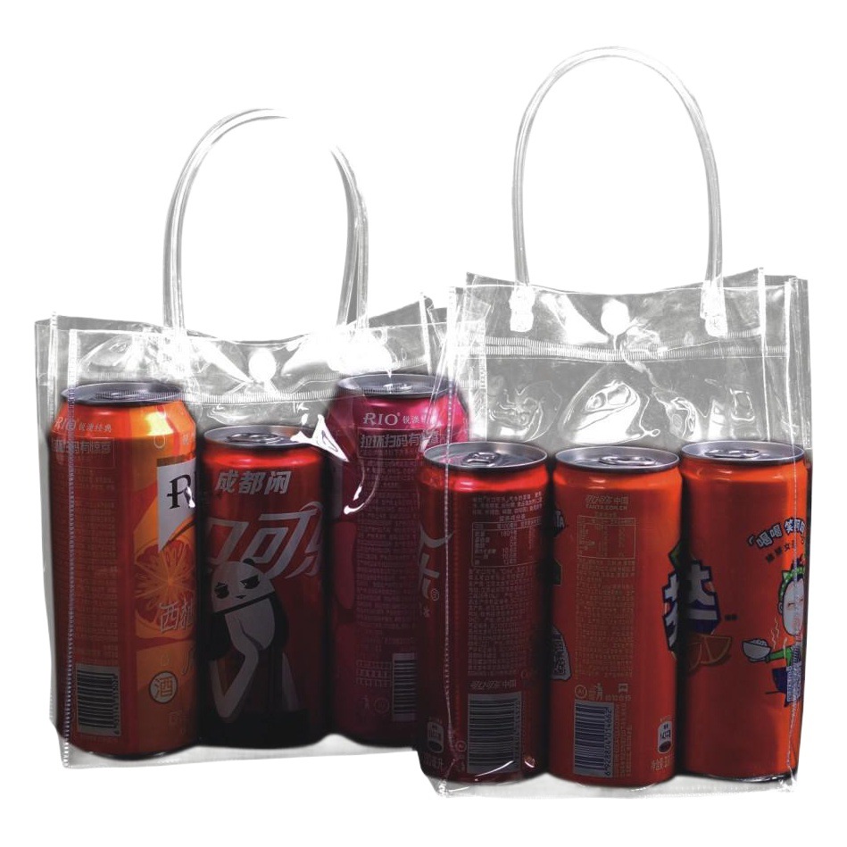 Spot pvc transparent handbag ins wedding wedding candy gift bag flowers plastic packaging snap buckle bag