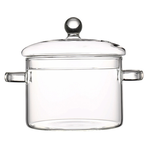 Thickened instant noodle pot, glass soup pot, household instant noodle bowl, transparent mini stew pot, milk pot, support drop shipping