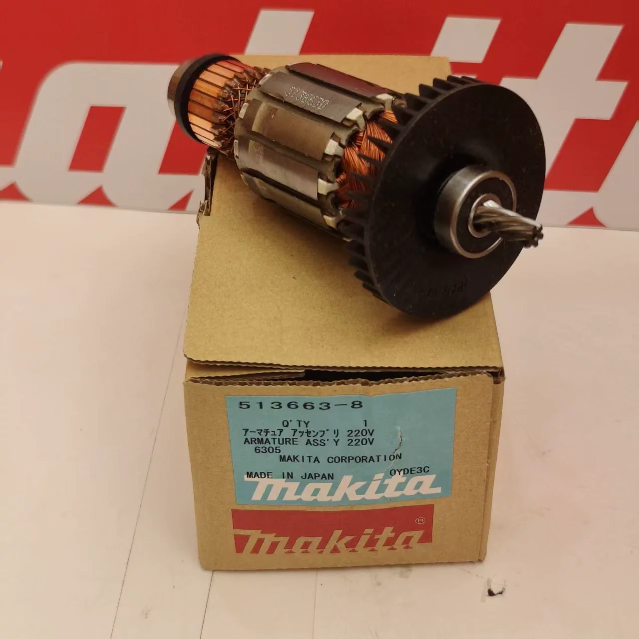 Makita комплект ударной дрели 6305 высокой мощности промышленная пистолетная дрель оригинальные подлинные аксессуары ротор арматура сборка