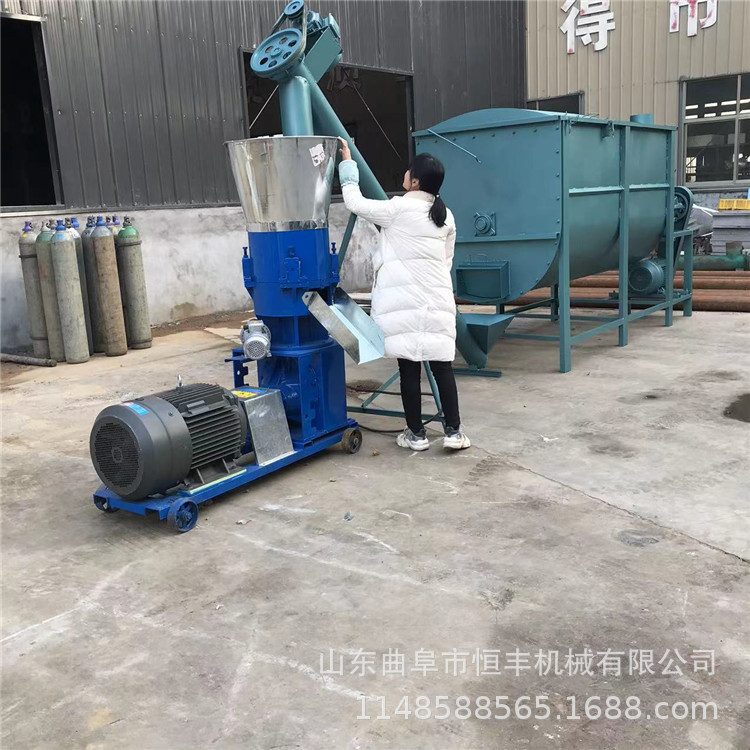 水产养殖龙虾饲料颗粒机 幼鸟养殖造新疆 农作物柠条饲料颗粒机