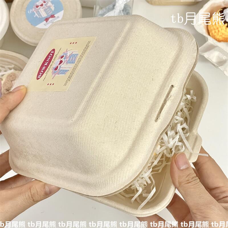 Caja de embalaje de regalos de alto valor de cara colección de crochet de punto colgante dulces muñecas caja de embalaje blogger idéntico