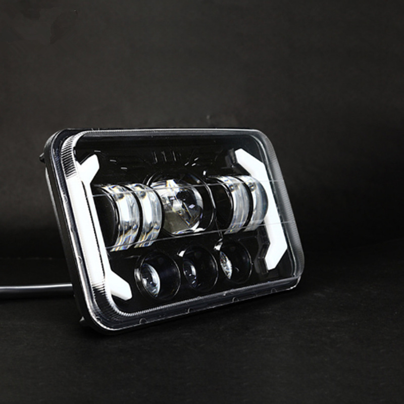 Faros LED de 5 pulgadas cuadrados Harley motocicleta general led luz delantera del automóvil modificación de la luz delantera