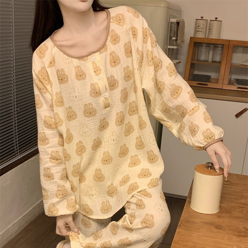 Brand comfortable breathable cotton cute cartoon long-sleeve