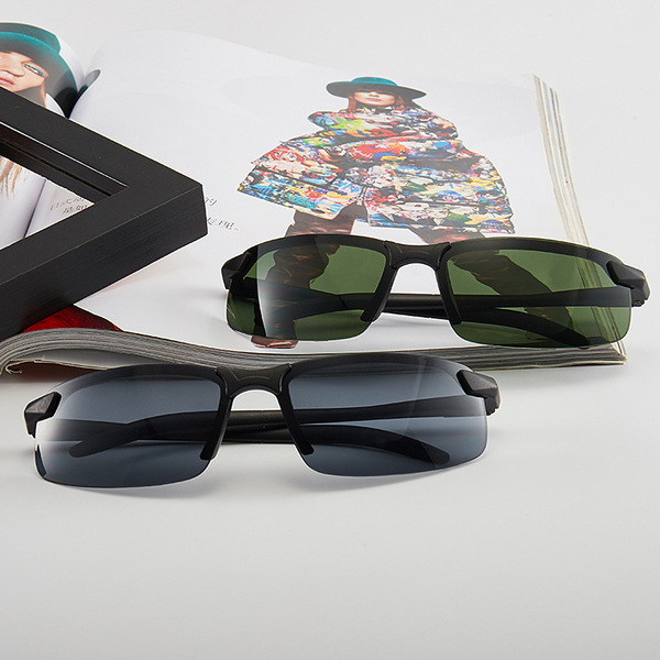 3043 sunglasses PC lens half-frame glasses simple cycling mirror day…