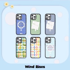 交換可能なバックプレーン磁気チェック柄ラベル iPhone14/13 12 Apple 16/15 PROMAX 携帯電話ケースに適しています