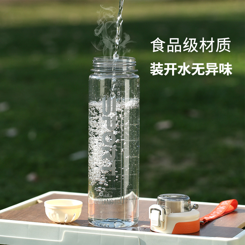 Taza de agua deportiva de gran capacidad para niños tazas de plástico portátiles para niños escolares de verano no