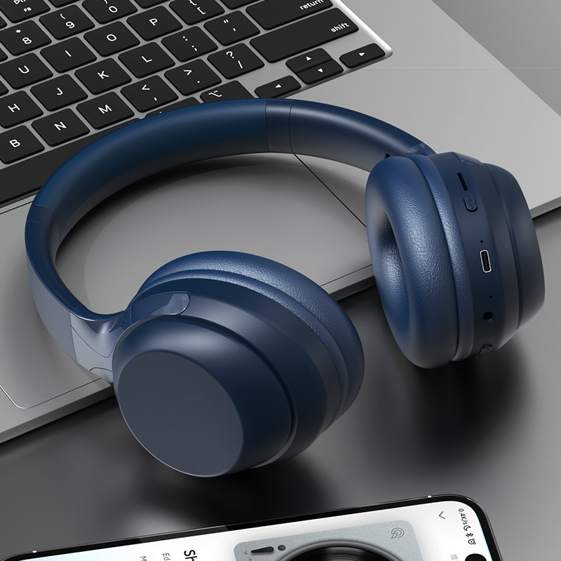 Nuevos auriculares Bluetooth WH100 transfronterizos, música de larga duración, reducción de ruido, auriculares inalámbricos Bluetooth, stock