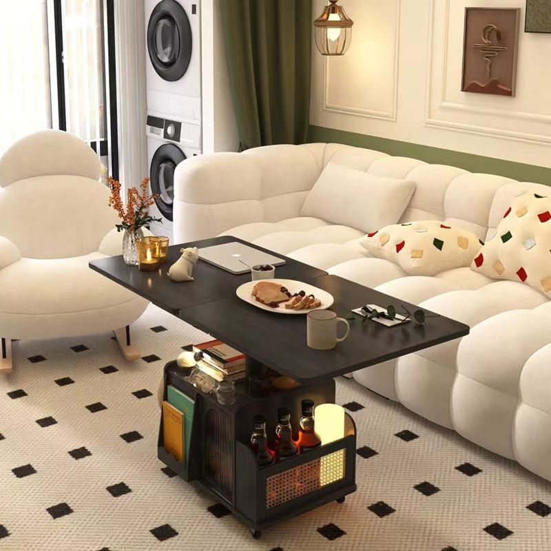 블랙 리프팅 커피 테이블(완전 포장되어 배송됨)