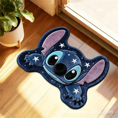 Avtomobil döşəmə paspasları | Cross-Border Temu Dropshipping Crystal Velvet - cr-star-stitch-4060-crystal-velvet-dot-plastic-bottom