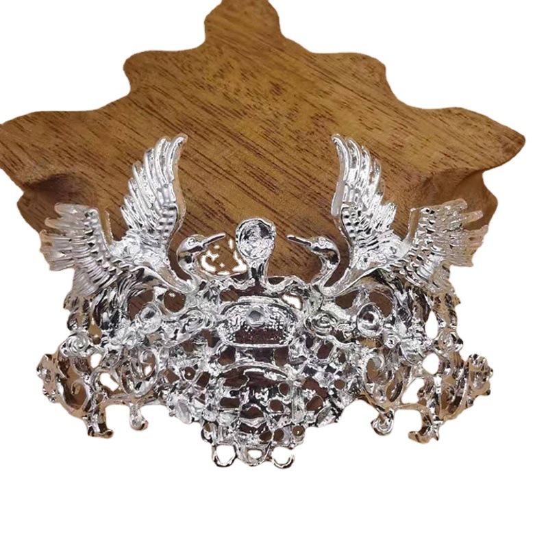 diy antique hair accessories Hanfu headdress crane hairpin hair crown bridal hair accessories for men and women