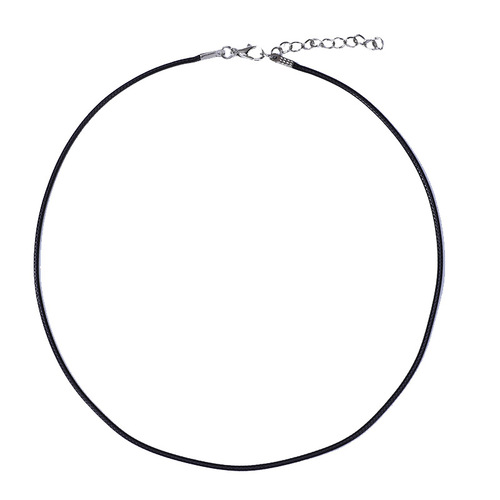 Leather Cord Necklace Pendant Accessory for Men and Women DIY Korean Beeswax Leather Cord Korean Style In-Stock Lockchain Accessories