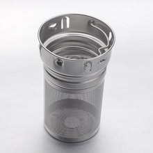 304不銹鋼 帶茶倉 水杯 玻璃杯 加高雙層保溫杯過濾網 茶濾 茶隔