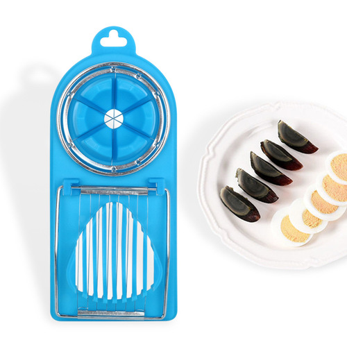 Colorful new ingredient egg cutter, egg slicer, multi-purpose fancy preserved egg splitter, creative kitchen gadgets