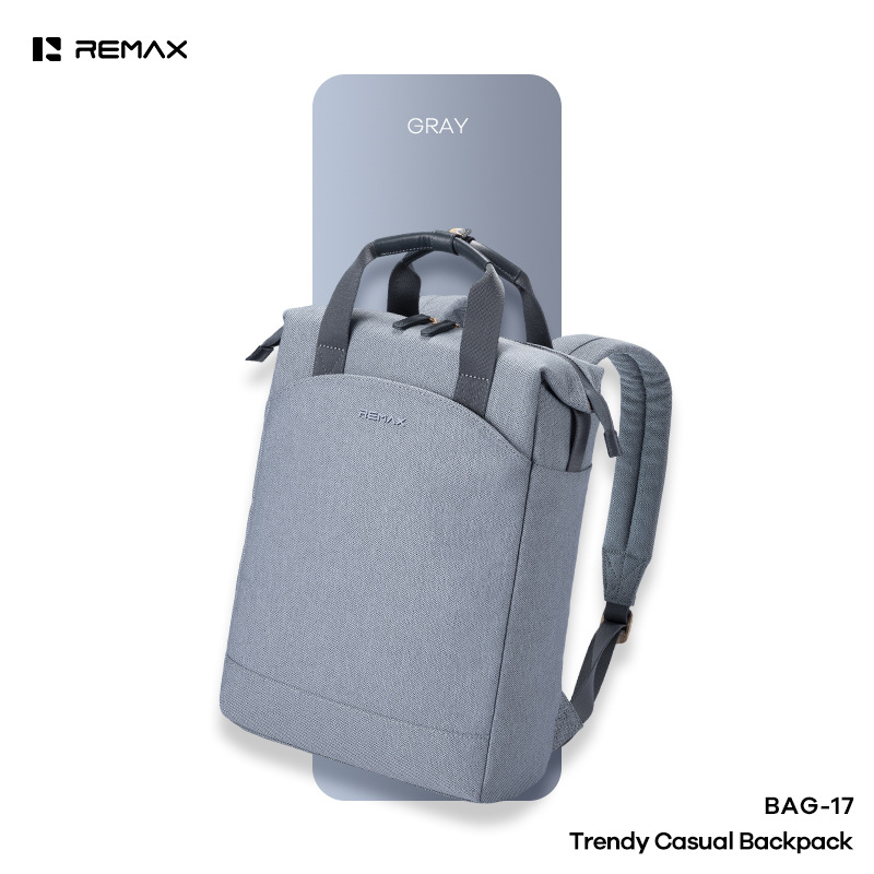 REMAX Turing Fashion Travel Casual Mochila Digital más ligera, sistema de descarga de fuerza de alto valor, mezanilla de computadora