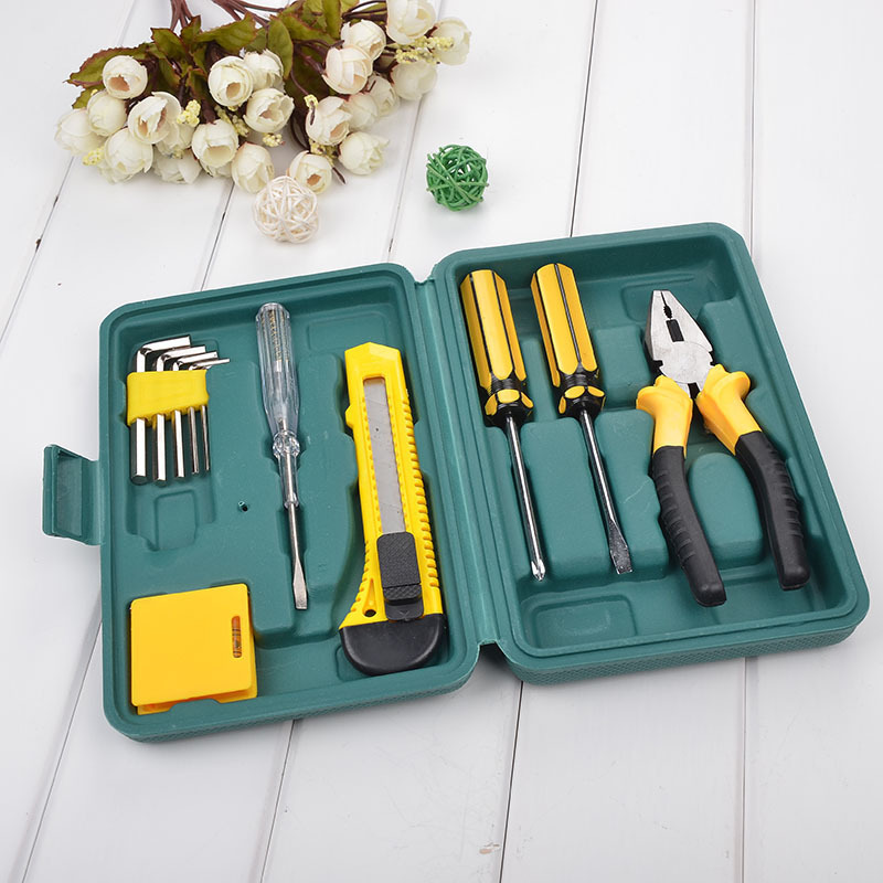 11件套车载包车用家用维修工具应急包汽车工具箱组合套装460g