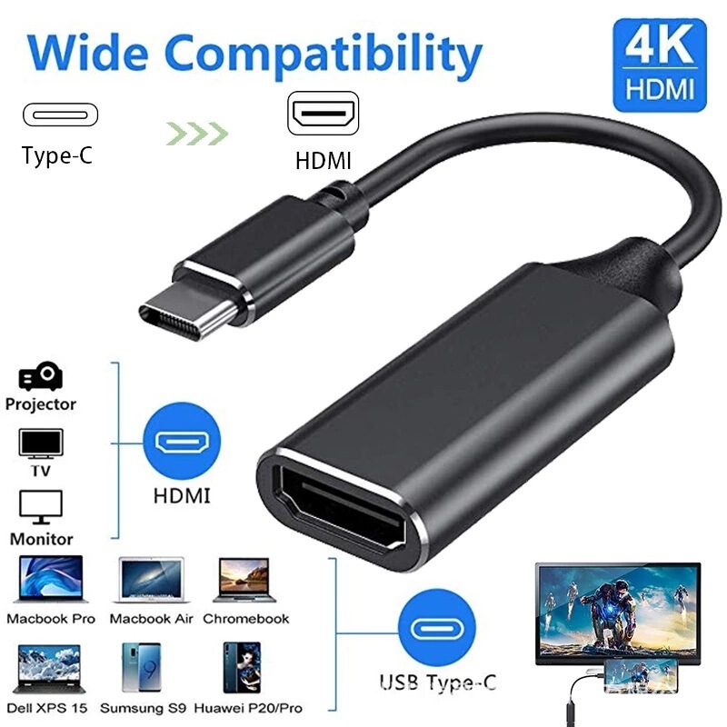 USB C Tohdtv Adapter Type C to 4K