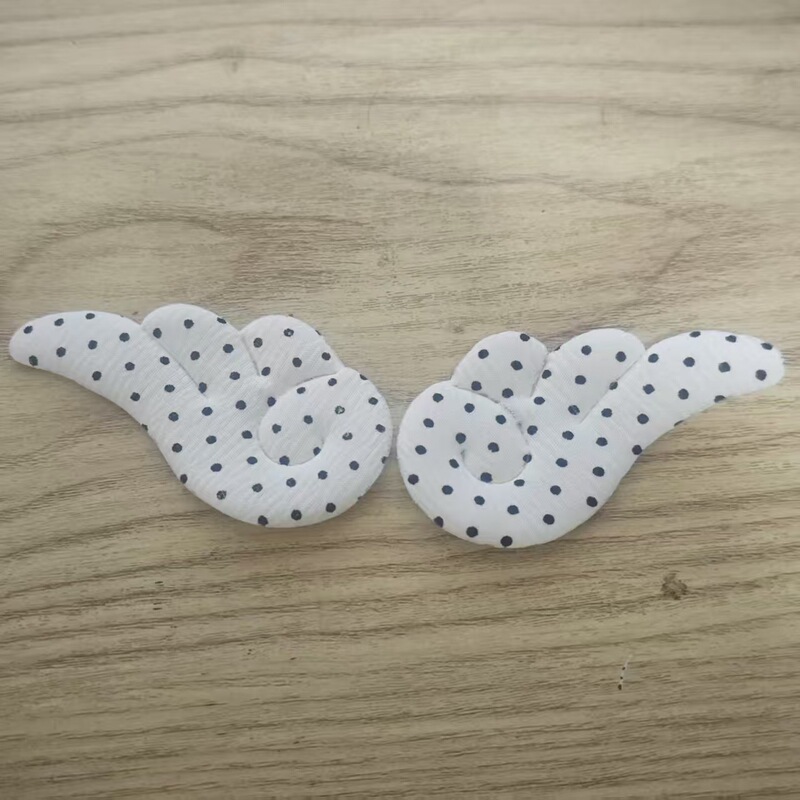 Simple and Stylish Black and White Polka Dot Musical Note Wings Fabric Accessories Handmade Hair Accessories Clothing Socks Hat Decorations Simple and Stylish Black and White Polka Dot Musical Note Wings Fabric Accessories Handmade Hair Accessories Clothing Socks Hat Decorations
