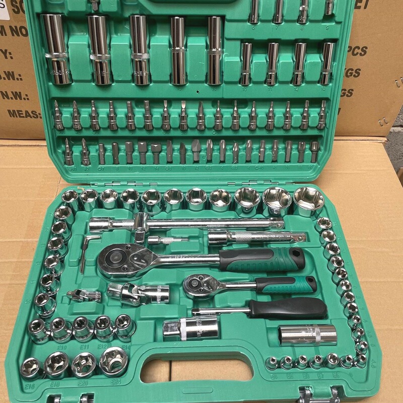 Minda Hardware 150 ピース自動車修理ツールセット車の修理セットソケットレンチ組み合わせツール修理|undefined
