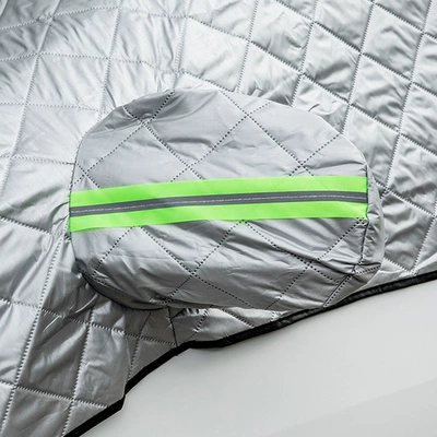 Windshield Cover with Reflective Strips | Car snow shield